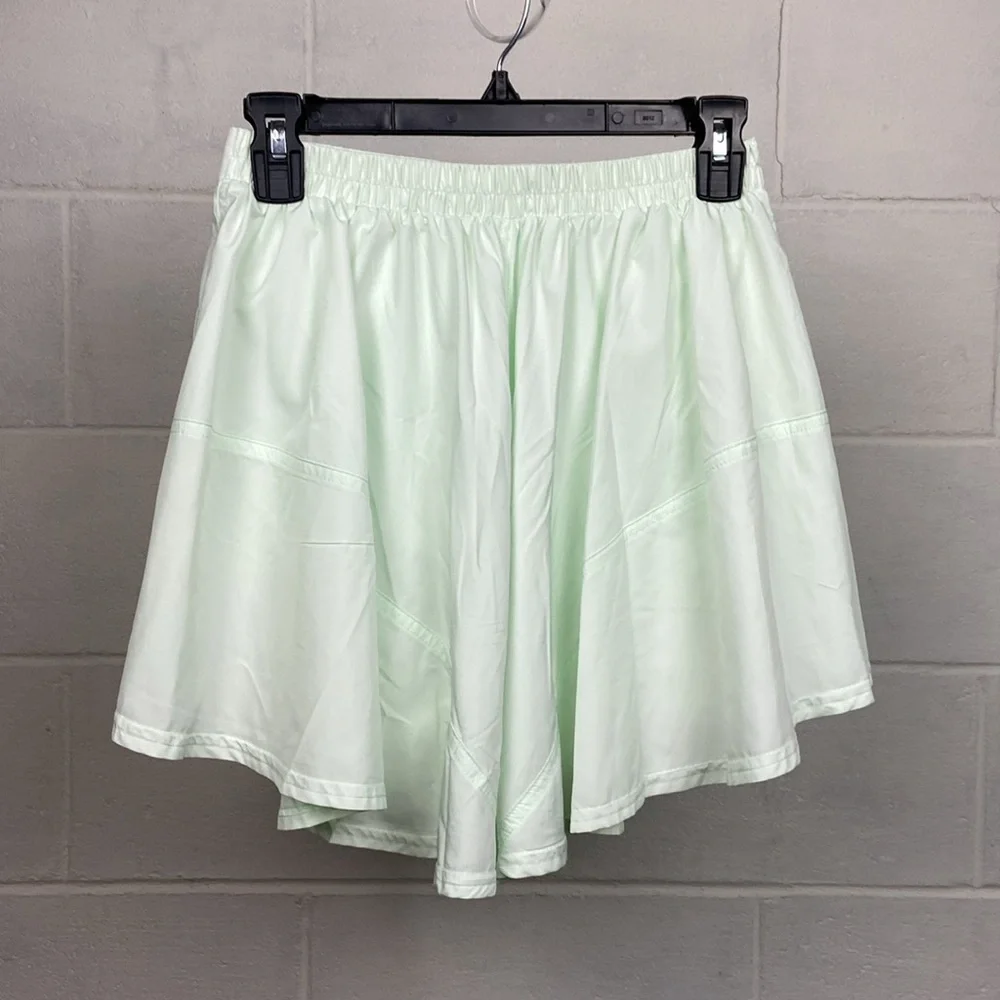 FP Movement Women's Center Court Tennis Athletic Short‎ SMALL in Aqua Glass *EUC